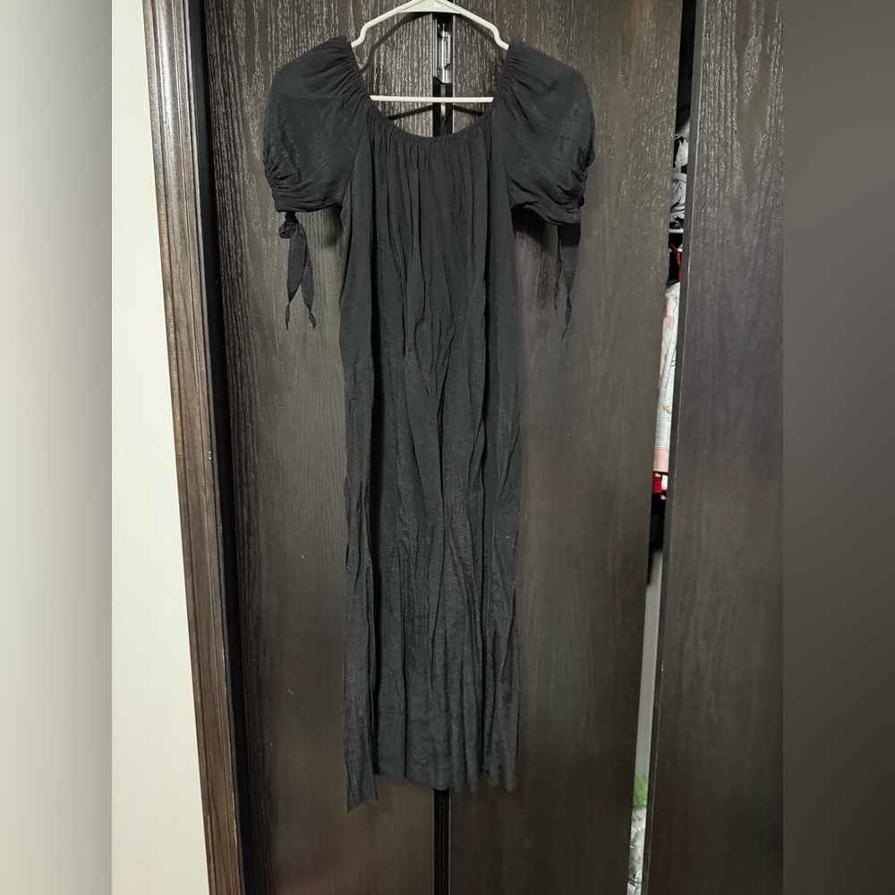 SHEIN Black Long Sleeve Dress